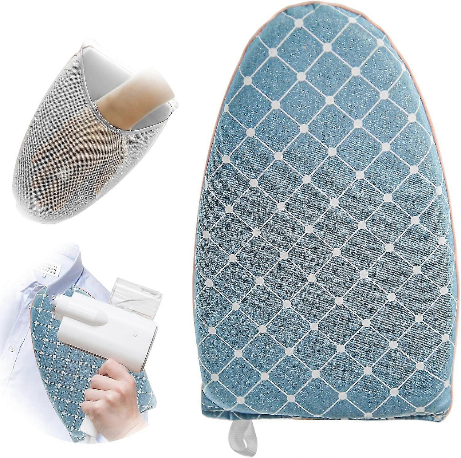 Handheld Ironing Glove Heat Resistant Steamer Mitt with Finger Loop for Ironing V1263-JX-5899