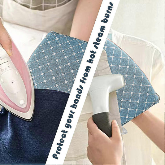 Handheld Ironing Glove Heat Resistant Steamer Mitt with Finger Loop for Ironing V1263-JX-5899