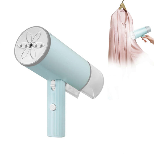 800W Foldable Handheld Travel Clothes Steamer 4.7oz Tank Quick Steam Green V1263-JX-5904
