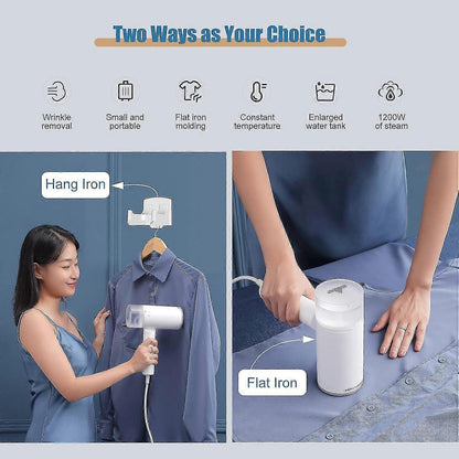1200W Vertical Travel Steam Iron 200ml Lightweight Portable Handheld Steamer V1263-JX-5907