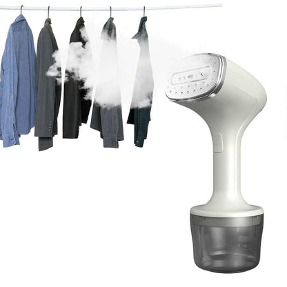 Stainless Steel Handheld Fabric Steamer Portable Travel Clothes Steamer White V1263-JX-5911