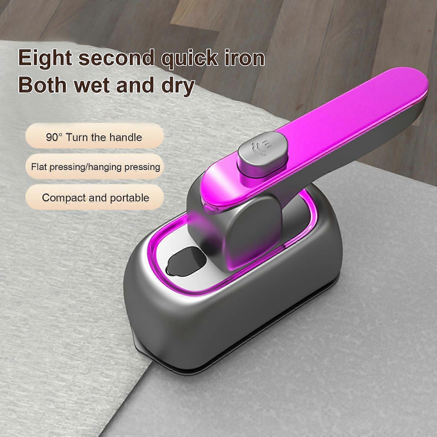 Rotatable Handheld Steamer Iron for Clothes Portable Travel Garment Iron V1263-JX-5922