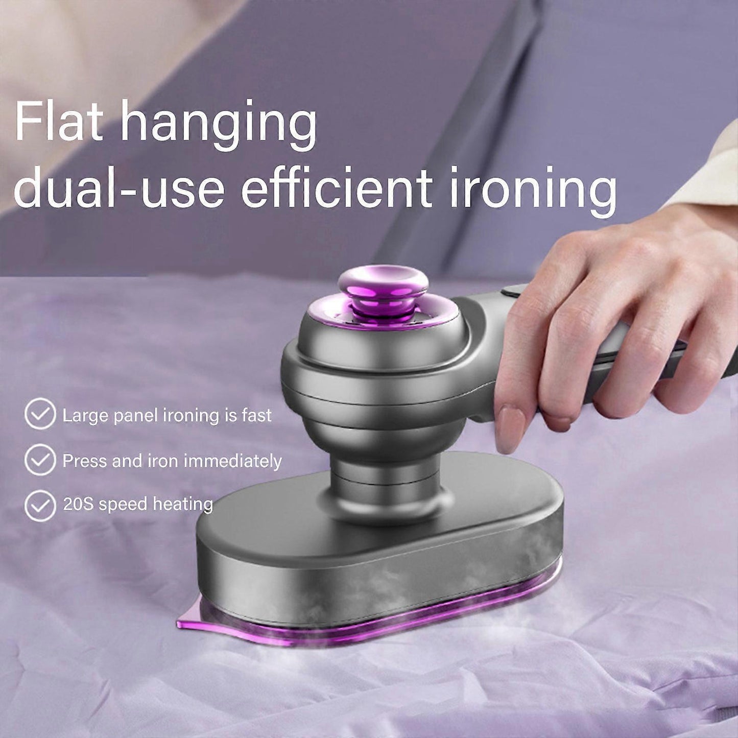 Rotatable Handheld Steamer Iron for Clothes Portable Travel Garment Iron V1263-JX-5923