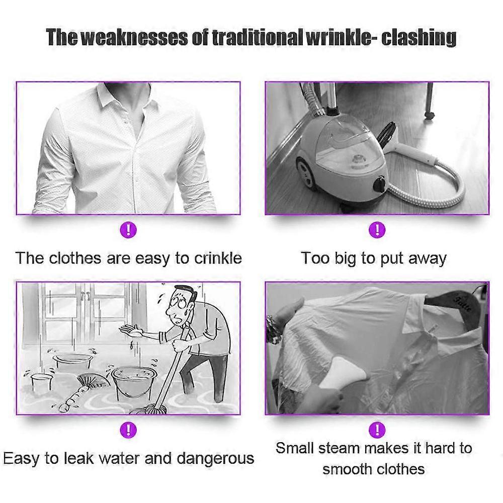 Portable Garment Steamer Handheld Clothes Steamer 30s Fast Heat Up for Travel V1263-JX-5926