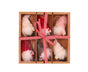 1 Set Christmas Decorations Doll Shopping Mall Window Decoration Gift Box Decor-A V1263-JX-593