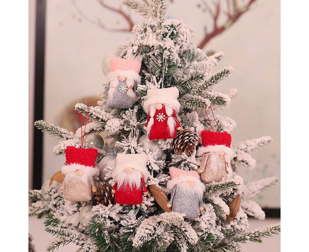 1 Set Christmas Decorations Doll Shopping Mall Window Decoration Gift Box Decor-A V1263-JX-593
