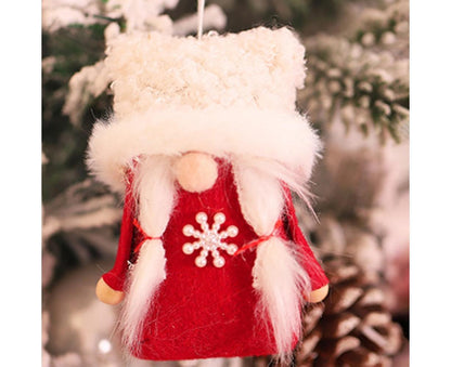 1 Set Christmas Decorations Doll Shopping Mall Window Decoration Gift Box Decor-A V1263-JX-593