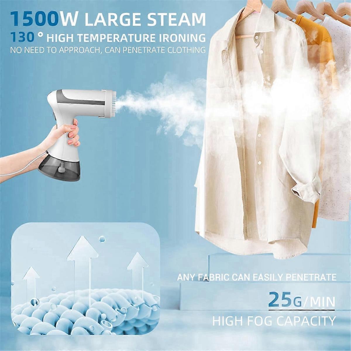 1500W Handheld Garment Steamer with 300ML Tank Portable Steamer for Clothes V1263-JX-5932