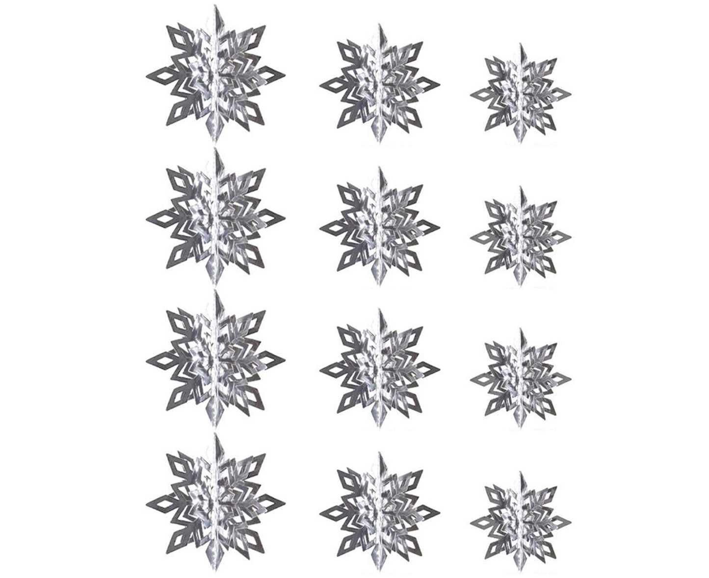 Snowflake Hanging Decor-Silver V1263-JX-594