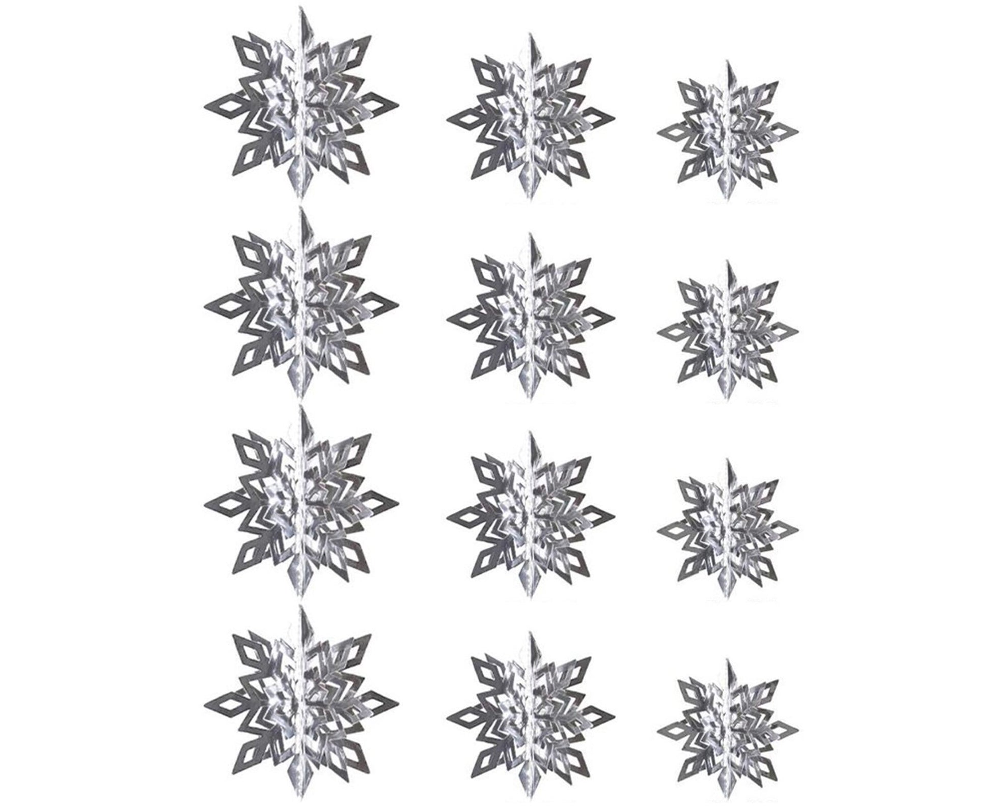 Snowflake Hanging Decor-Silver V1263-JX-594