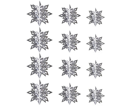 Snowflake Hanging Decor-Silver V1263-JX-594