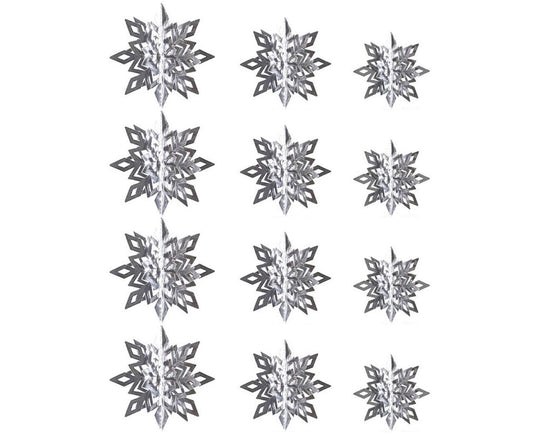 Snowflake Hanging Decor-Silver V1263-JX-594