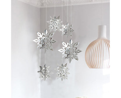 Snowflake Hanging Decor-Silver V1263-JX-594