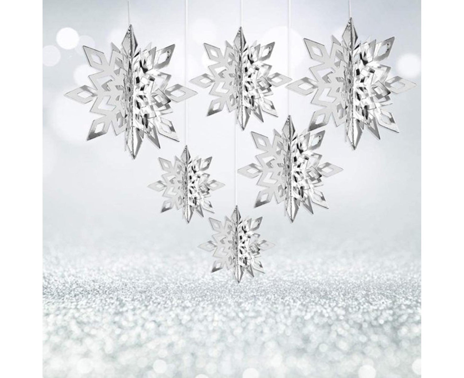 Snowflake Hanging Decor-Silver V1263-JX-594
