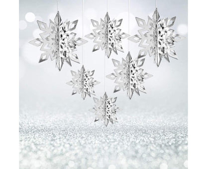 Snowflake Hanging Decor-Silver V1263-JX-594