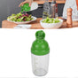 200ml Salad Dressing Shaker BPA Free Leakproof Jar with Lid Green V1263-JX-5946