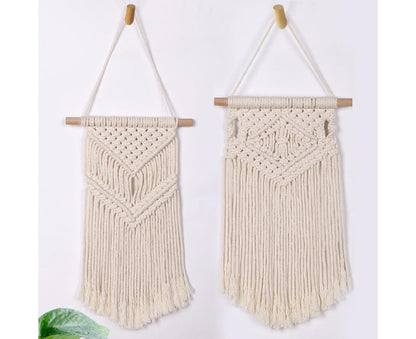 Boho Handwoven Wall Hanging Tassel Tapestry Craft Wedding Home Dorm Room Decor-6# V1263-JX-595