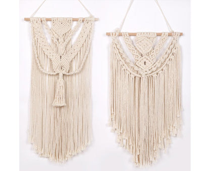 Boho Handwoven Wall Hanging Tassel Tapestry Craft Wedding Home Dorm Room Decor-6# V1263-JX-595