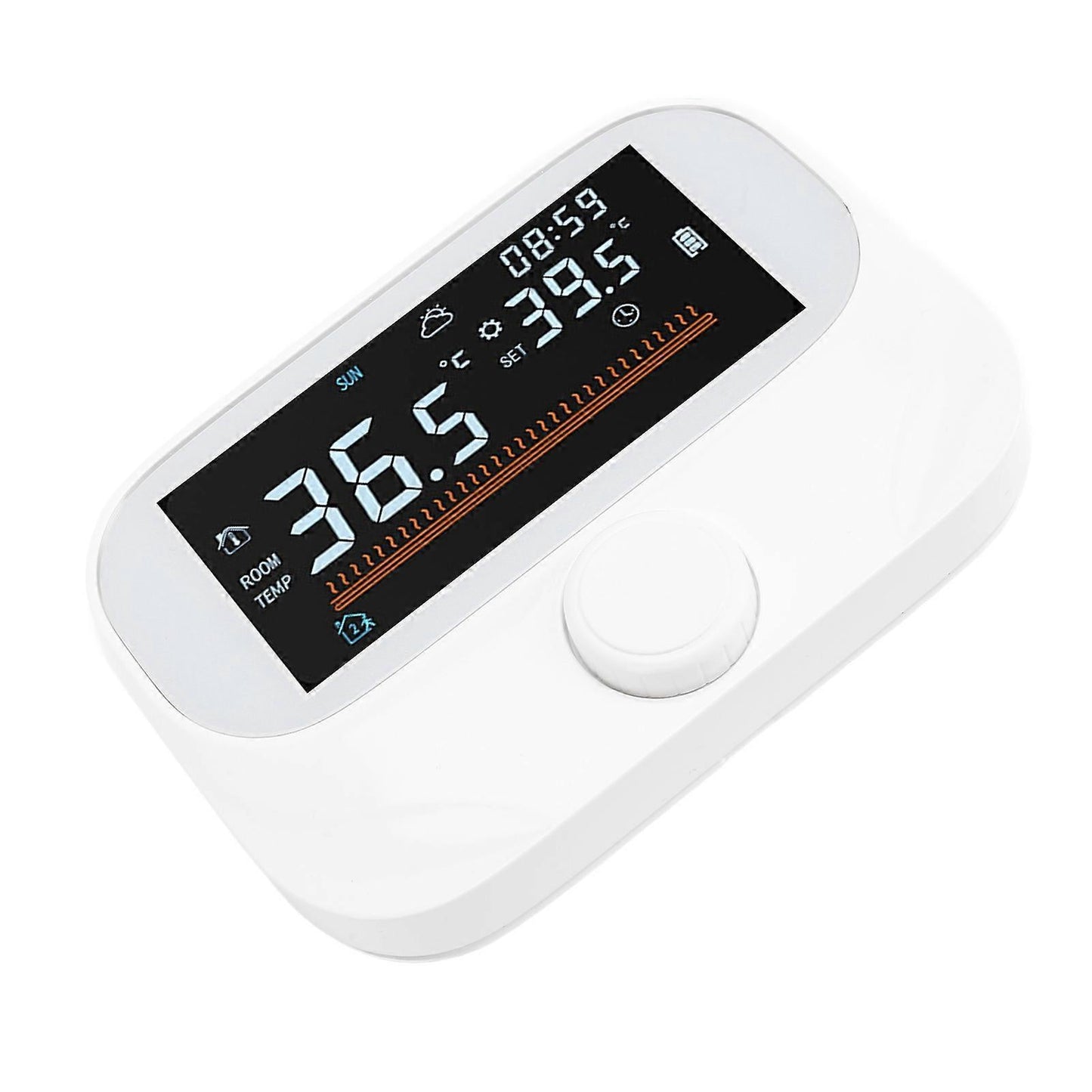 Smart Programmable Thermostat Energy Saving LCD Display Wireless Temperature Controller V1263-JX-5951