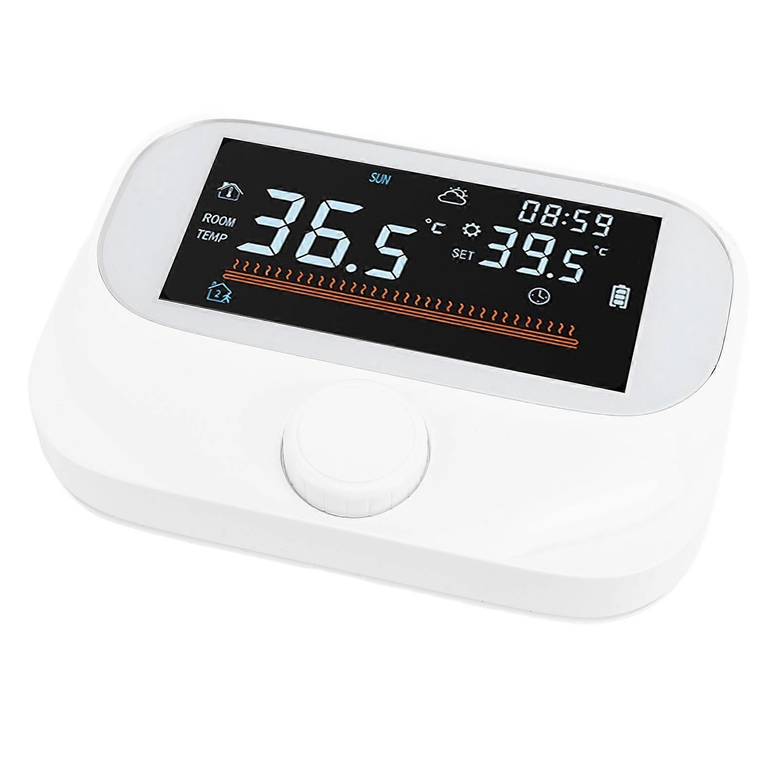 Smart Programmable Thermostat Energy Saving LCD Display Wireless Temperature Controller V1263-JX-5951