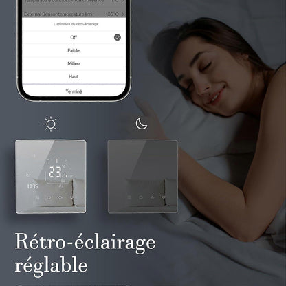 Smart Thermostat Room Heating WiFi Wall Mounted Temperature Controller for Home V1263-JX-5954