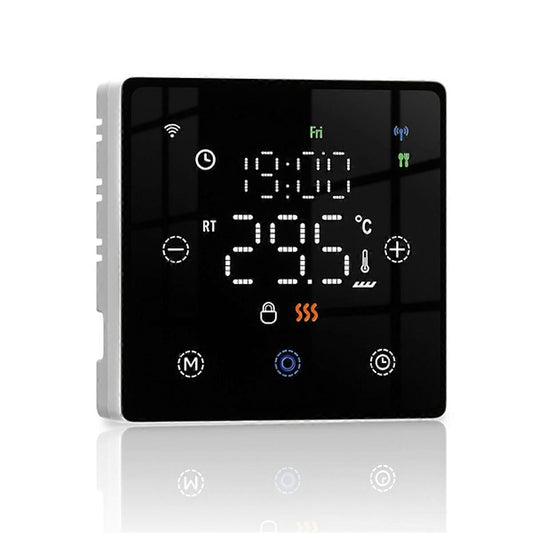 Smart Home Floor Heating Switch Temperature Controller for Electric or Gas Boiler Black V1263-JX-5958