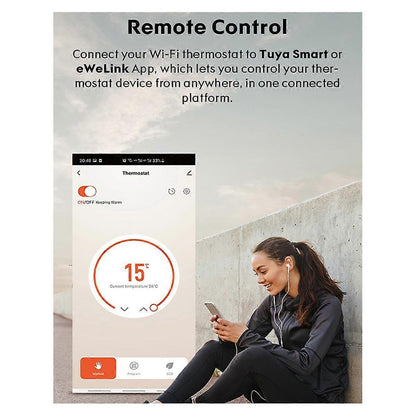 Smart Life WiFi Thermostat Controller for Water Gas Boiler 110V/220V Alexa Google Home V1263-JX-5959