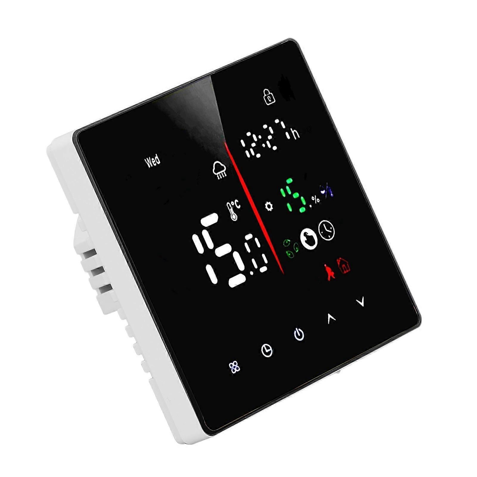 Touch Screen Wall Thermostat Temperature Controller for Water Floor Heating AC90-240V V1263-JX-5961