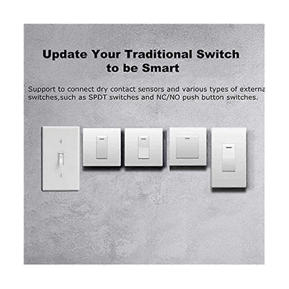 Mini Smart WiFi Relay Switch DIY Timer Light Control Module Compatible with Smart Life App V1263-JX-5966