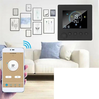 WiFi Smart Thermostat Electric Floor Heating Water & Gas Boiler Temperature Controller V1263-JX-5967