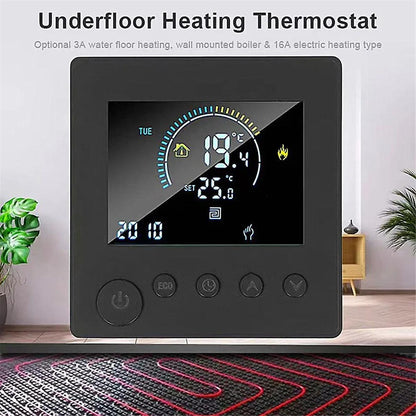 WiFi Smart Thermostat Electric Floor Heating Water & Gas Boiler Temperature Controller V1263-JX-5967