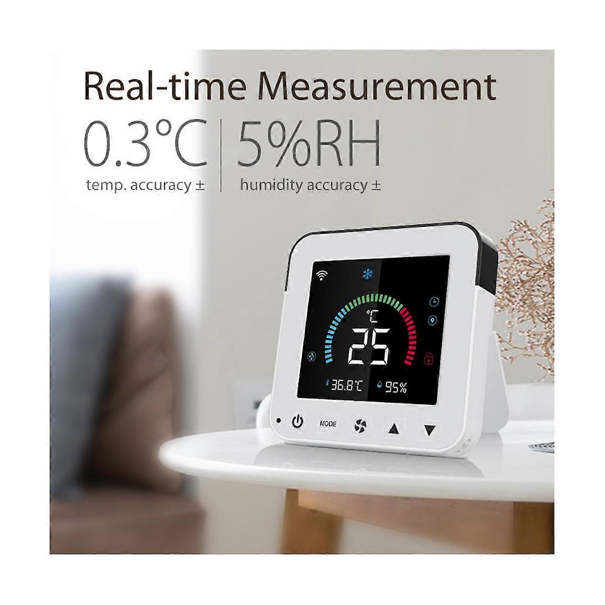 Smart Life WiFi Thermostat DC5V Air Conditioner IR Remote Control Timer Temperature Sensor V1263-JX-5968
