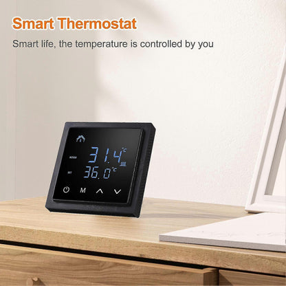 Smart Thermostat 16A Floor Heating Temperature Controller with LED Touch Screen V1263-JX-5971