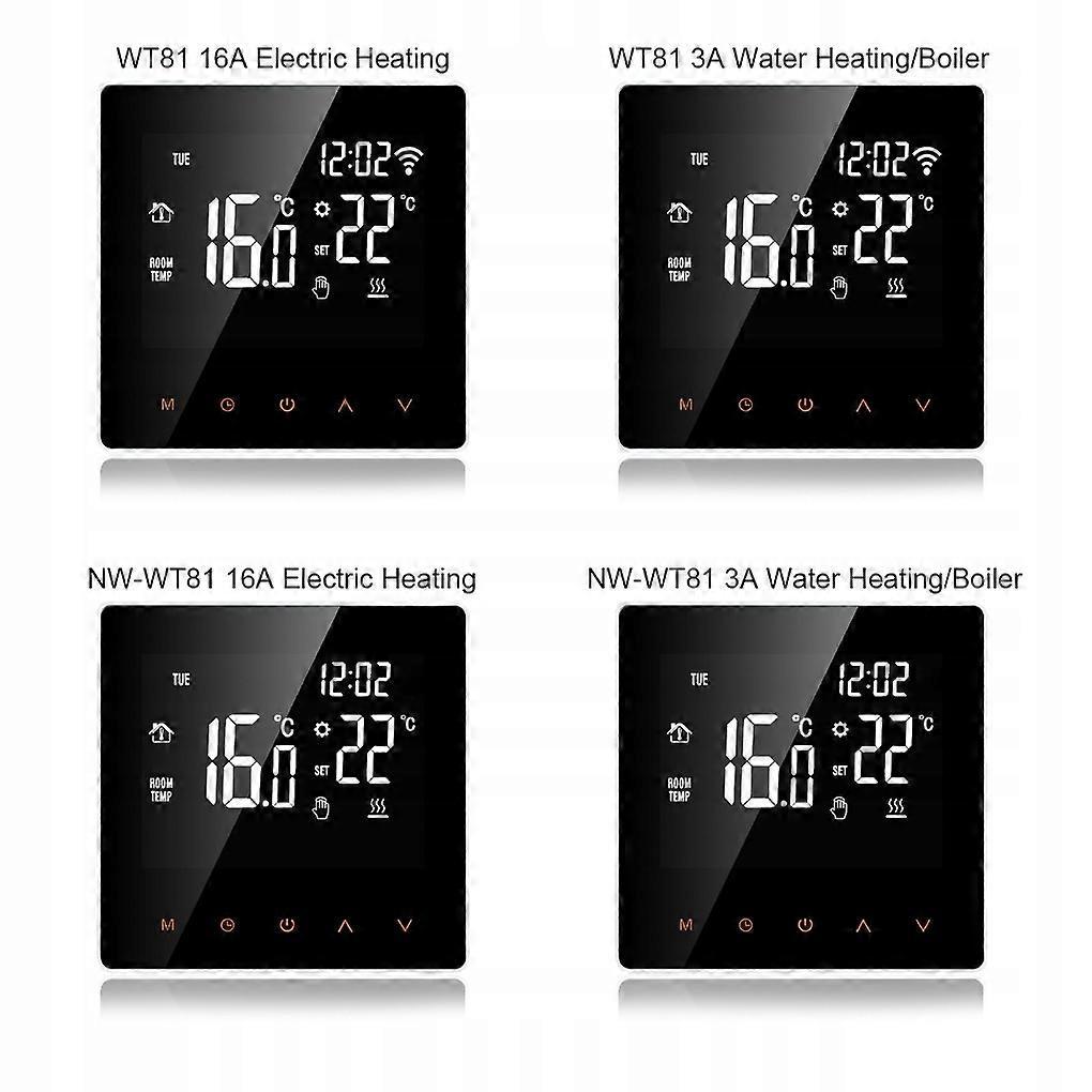 WiFi Smart Thermostat Digital Temperature Controller for Home Heating System V1263-JX-5972