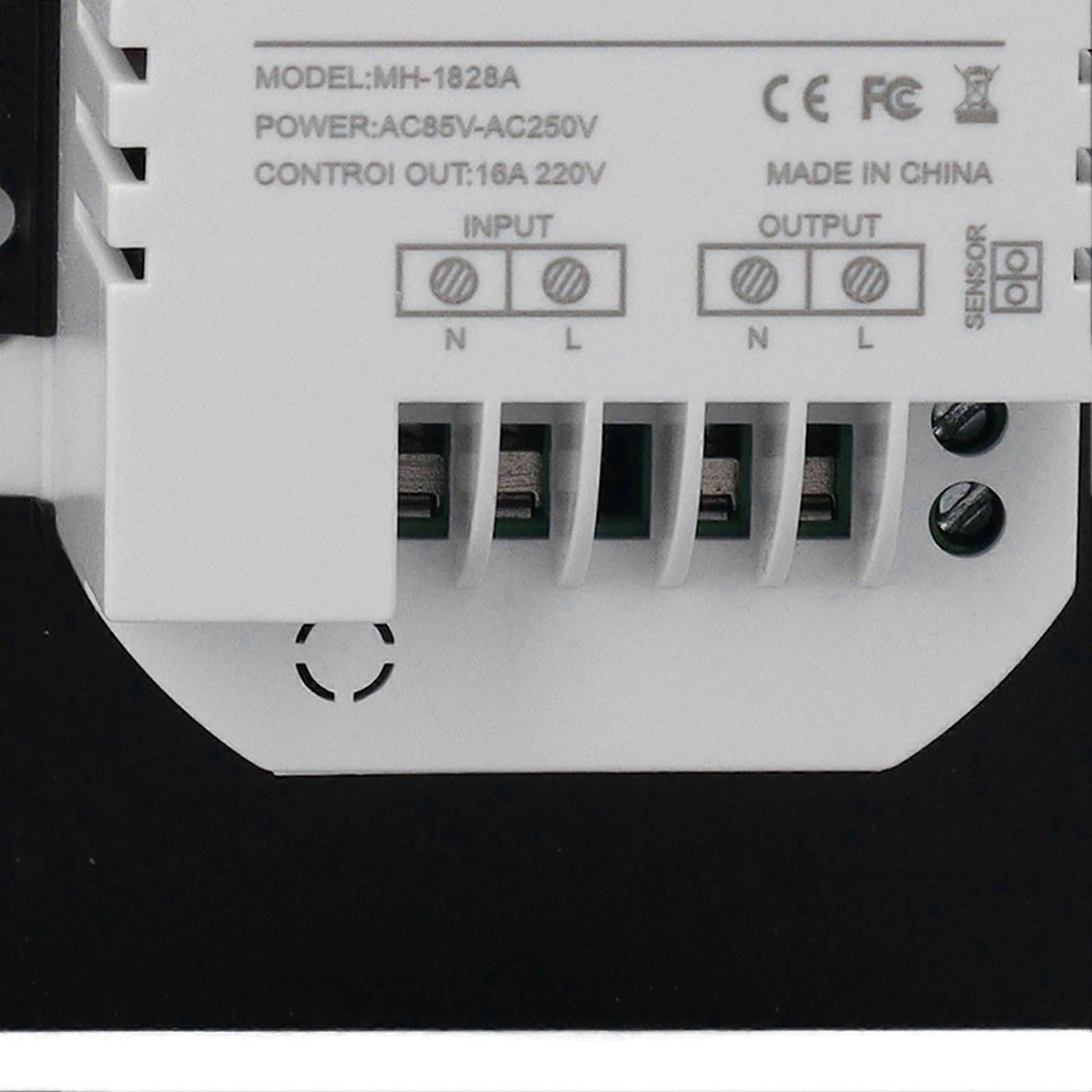 Electric Underfloor Heating Thermostat LED Display High Accuracy 16A Temperature Controller V1263-JX-5973