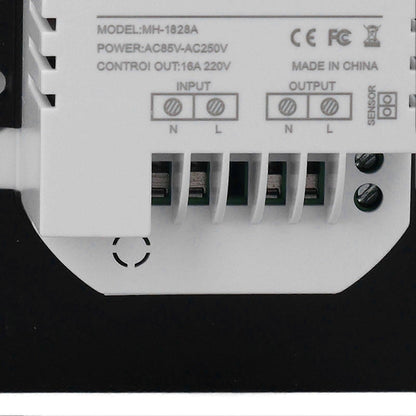 Electric Underfloor Heating Thermostat LED Display High Accuracy 16A Temperature Controller V1263-JX-5973