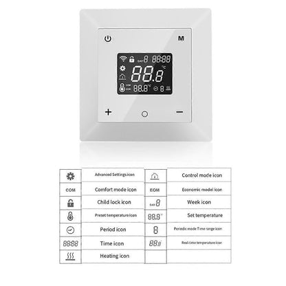 Smart WiFi Temperature Controller 16A LED Display Electric Underfloor Heating Thermostat V1263-JX-5974