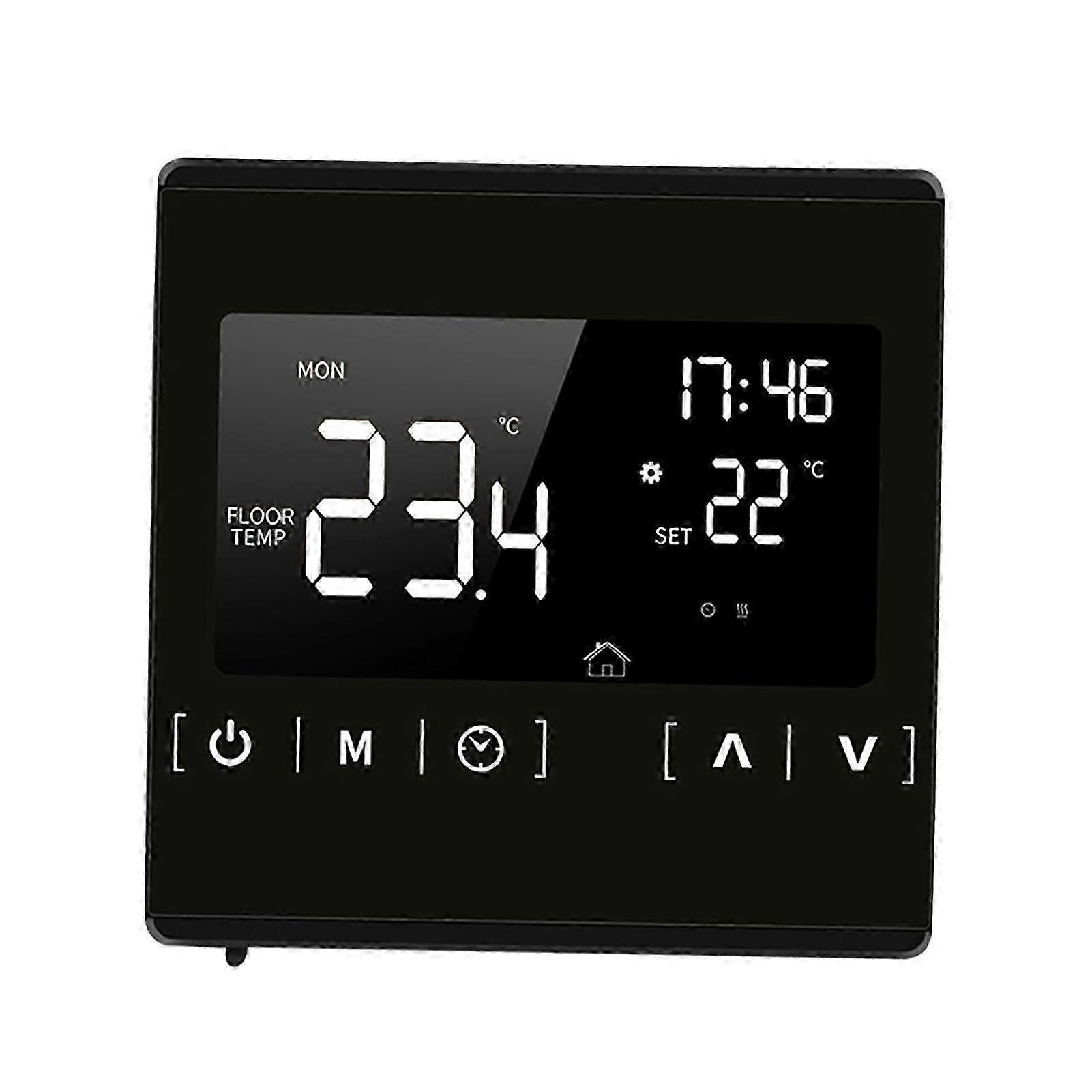 Smart LCD Touchscreen Thermostat Programmable Electric Floor Heating Temperature Controller V1263-JX-5978