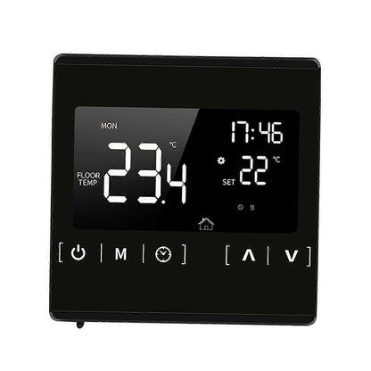 Smart LCD Touchscreen Thermostat Programmable Electric Floor Heating Temperature Controller V1263-JX-5978