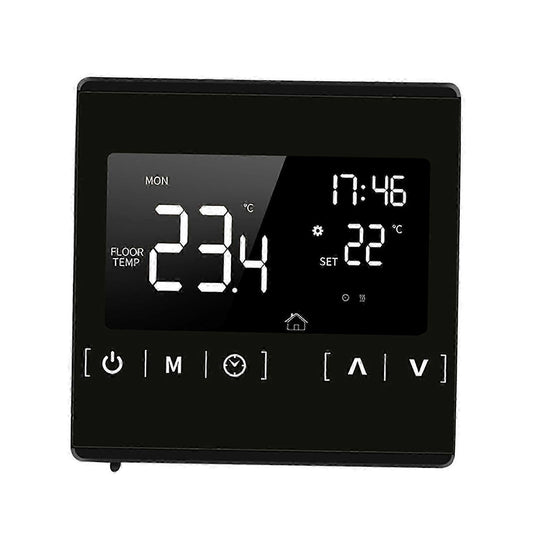 Smart LCD Touchscreen Thermostat Programmable Electric Floor Heating Temperature Controller V1263-JX-5978