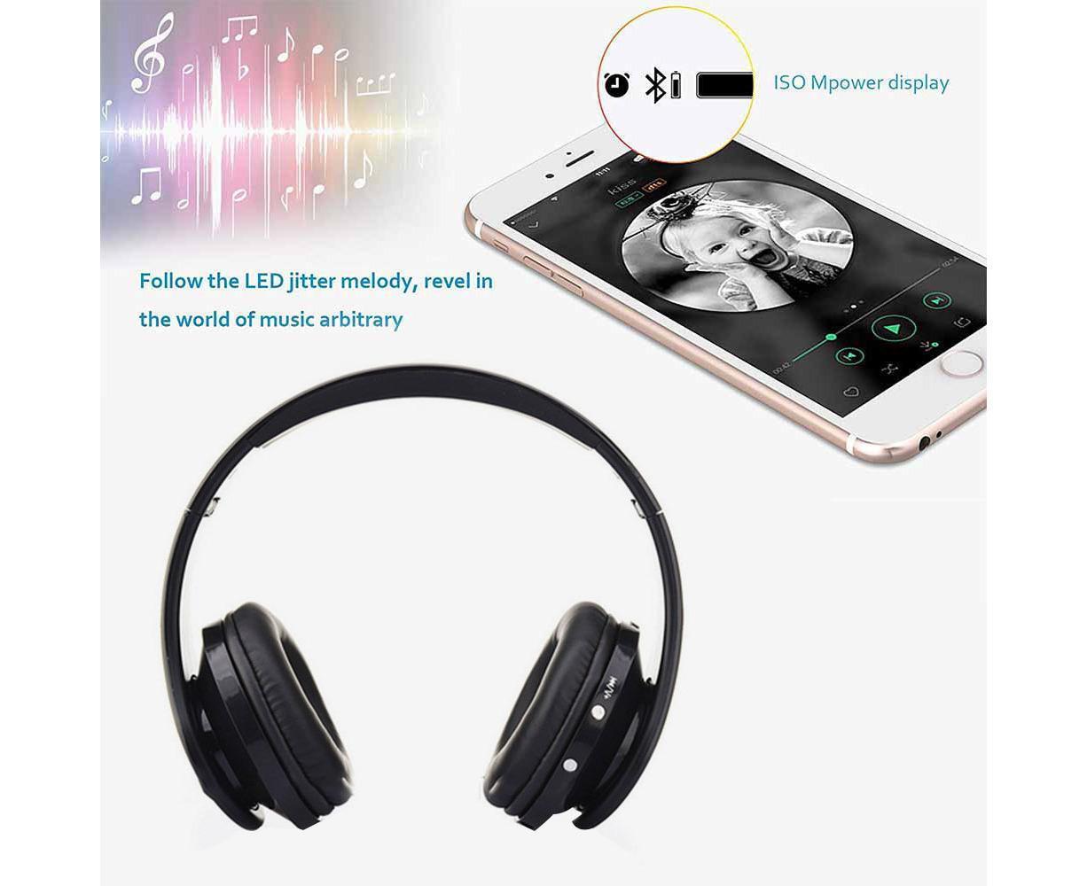 Bluetooth Headphones Wireless,Over Ear Headset with Microphone V1263-JX-60