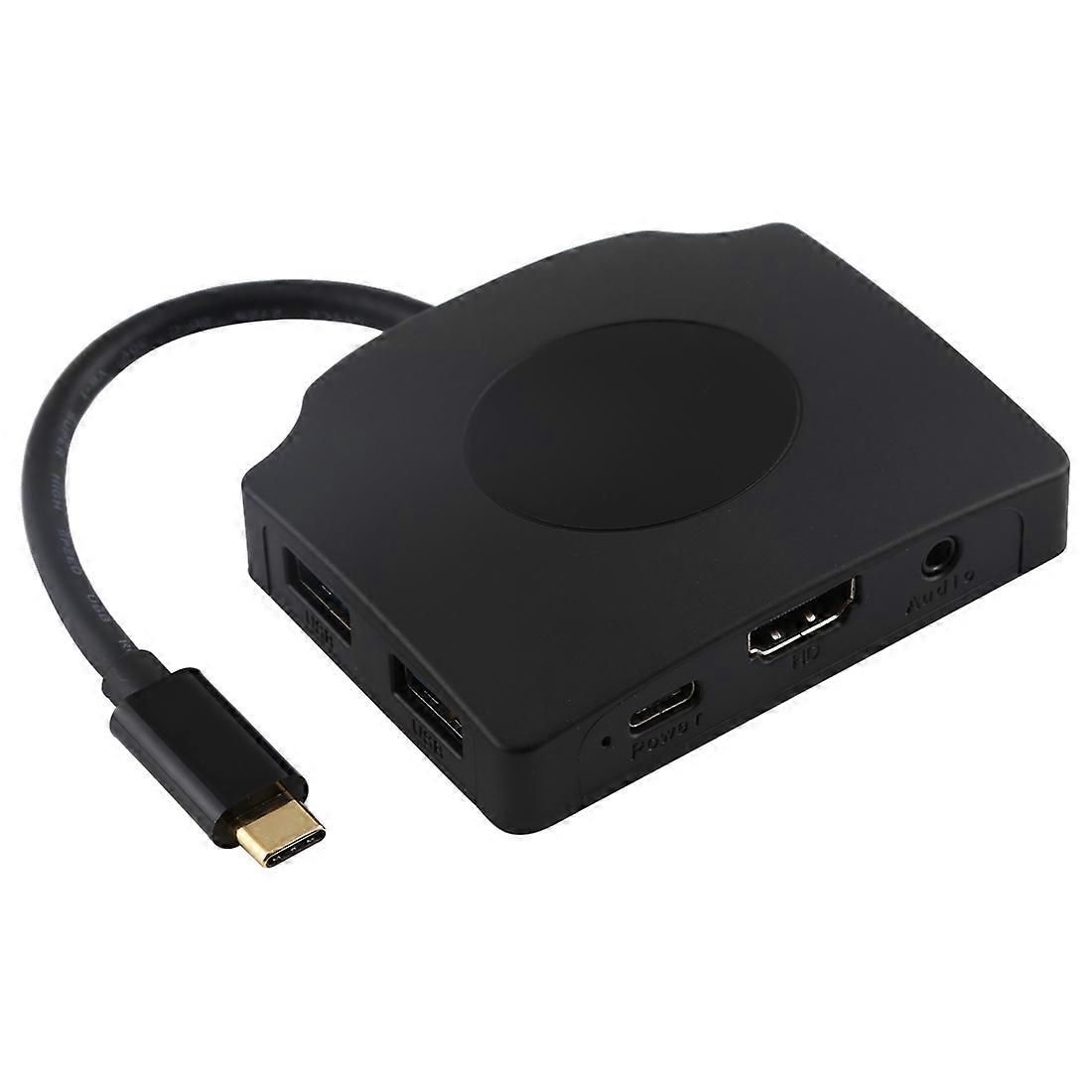 V178A USB-C Hub: 3xUSB 3.0, USB-C, HDMI, Audio, SD/TF Card Reader V1263-JX-6002