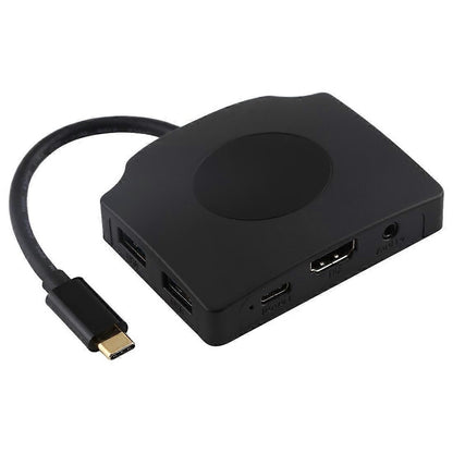 V178A USB-C Hub: 3xUSB 3.0, USB-C, HDMI, Audio, SD/TF Card Reader V1263-JX-6002