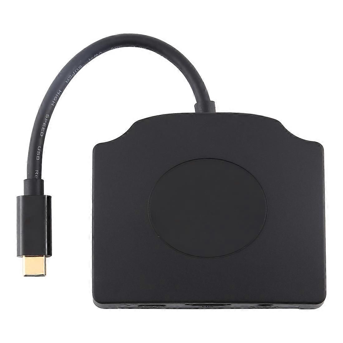 V178A USB-C Hub: 3xUSB 3.0, USB-C, HDMI, Audio, SD/TF Card Reader V1263-JX-6002