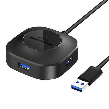 H25-3.0 USB Hub: 3 Ports + TF/SD Card Reader for Computer/Notebook V1263-JX-6003