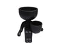Glazed Flower Vase Simple Shatterproof Humanoid Design Flower Container Gardening Tools- 4 V1263-JX-601