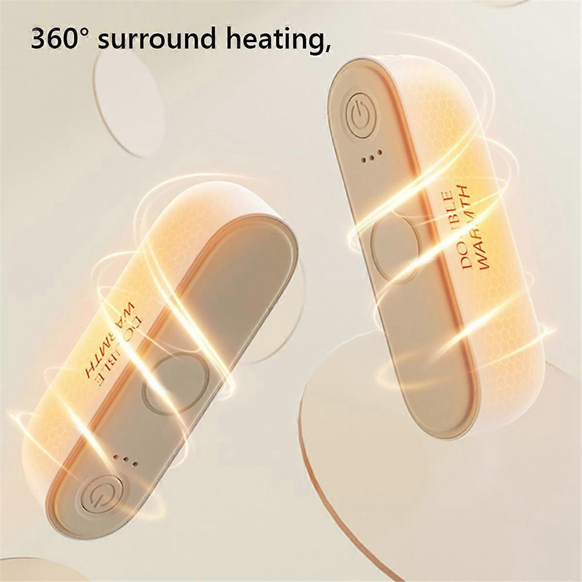 2-in-1 Split Hand Warmer - Mini Portable warmer, 3 Temperature Settings V1263-JX-6014