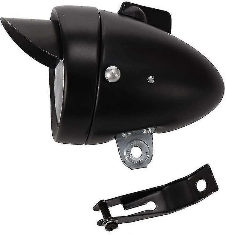 Retro Metal Case Bike Front Light - LED, Battery Powered (AAA not included) V1263-JX-6016