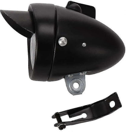 Retro Metal Case Bike Front Light - LED, Battery Powered (AAA not included) V1263-JX-6016