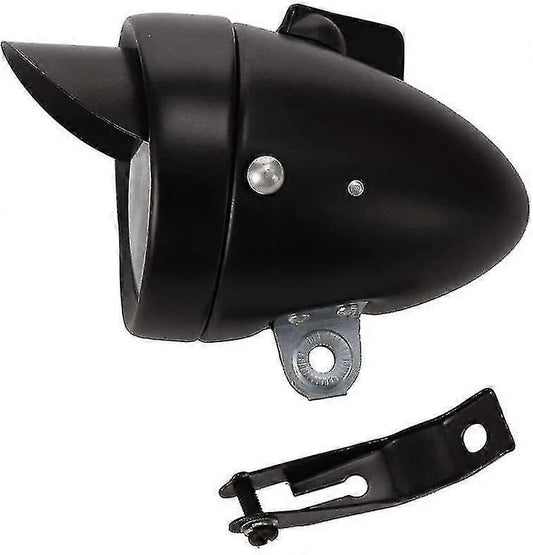 Retro Metal Case Bike Front Light - LED, Battery Powered (AAA not included) V1263-JX-6016